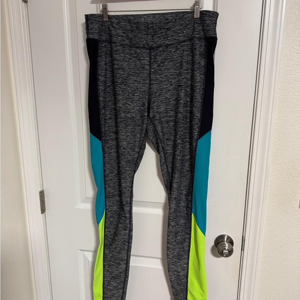 Colorblock Athletic Leggings